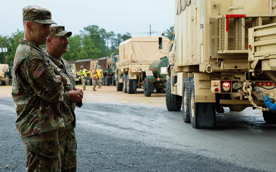 The Guard deployed all of its soldiers and airmen — about 5,200 combined — to respond to communities throughout southeast Louisiana devastated by the Category 4 hurricane, which made landfall Aug. 29 at Port Fourchon.