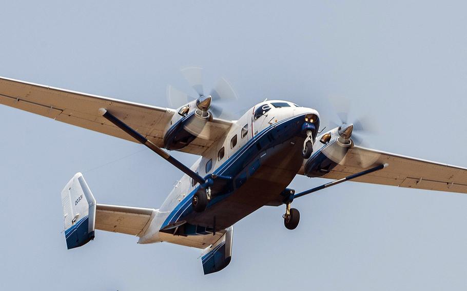 The Air Force Special Operations Command C-145A Combat Coyote. A variant of the plane, the C-145B, is one of five prototype aircraft to be tested for U.S. Special Operations Command's Armed Overwatch program.

Samuel King Jr./U.S Air Force