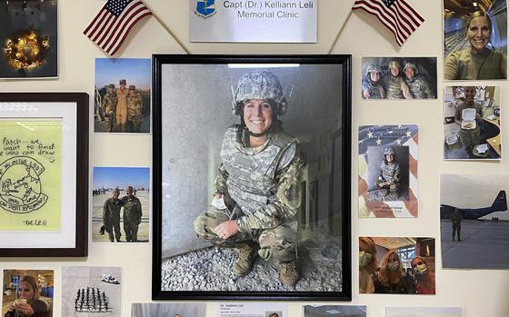 Capt. Kelliann Leli, 30, a U.S. Air Force doctor, was killed when she was hit by a forklift driven by Ari Taylor, at Al Dhafra Air Base, United Arab Emirates in November 2020. Taylor, a civilian contractor for the military, pleaded guilty Nov. 8, 2022, to involuntary manslaughter stemming from the incident.