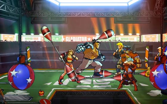  Mr. X Nightmare downloadable content upgrade for Streets of Rage 4 allows players to earn special power-up items that give their characters enhanced special skills and introduces three new fighters for players to choose from. The DLC can be added for an additional $8. 