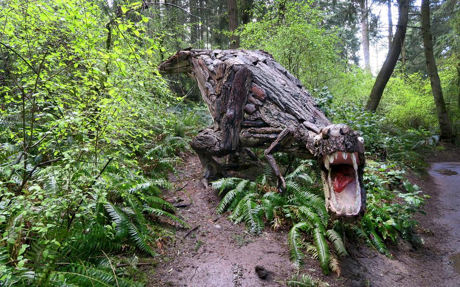 Price Sculpture Forest, which opened in 2020, features large sculptures. 