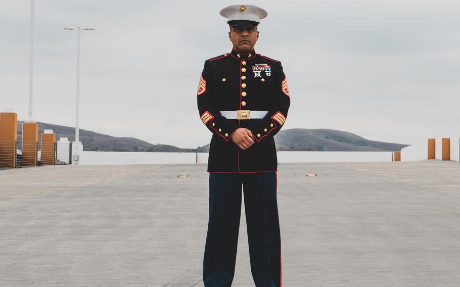 Staff Sgt. Joseph Maldonado is a Marine recruiter in Fullerton, Calif. Maldonado rescued a man after a three-car pile-up Dec. 6 near San Juan Capistrano.