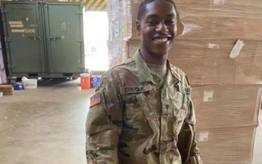 Spc. Bernard Creque, 25, is the third National Guardsman to die during a deployment in recent months.