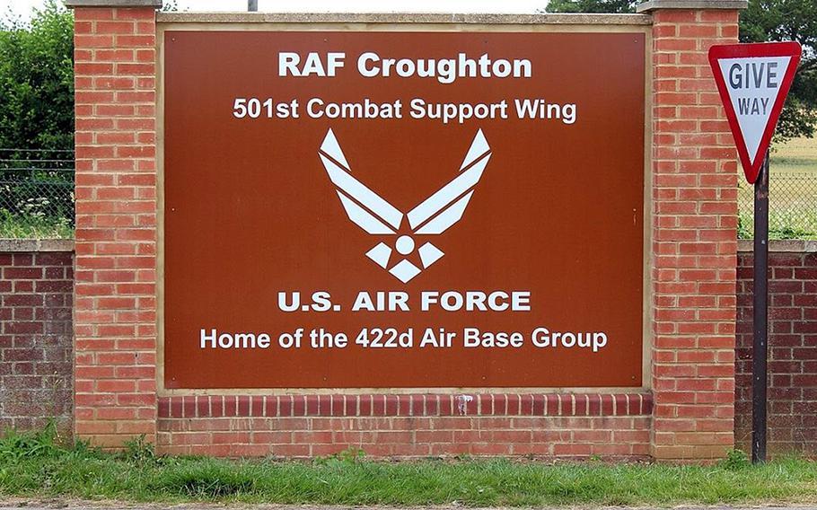 Keiran Lee Bogstad, 22, a U.S. airman, is facing rape charges in a British court. Authorities say he raped a U.K. citizen three times at RAF Croughton in Northampton, England. 