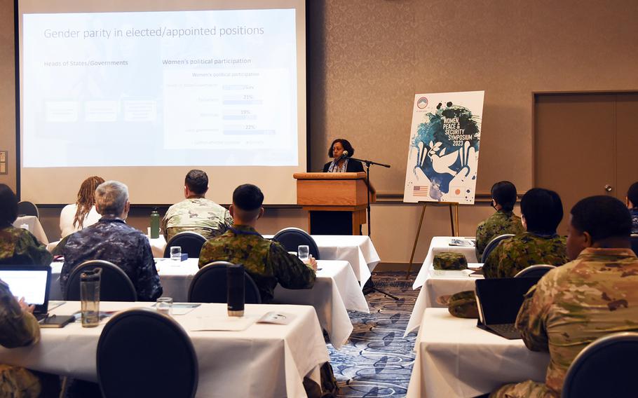 The Women, Peace and Security Symposium, held March 6-8, 2023, at Camp Zama, Japan, drew about 50 uniformed and civilian military professionals from the United States and Japan.