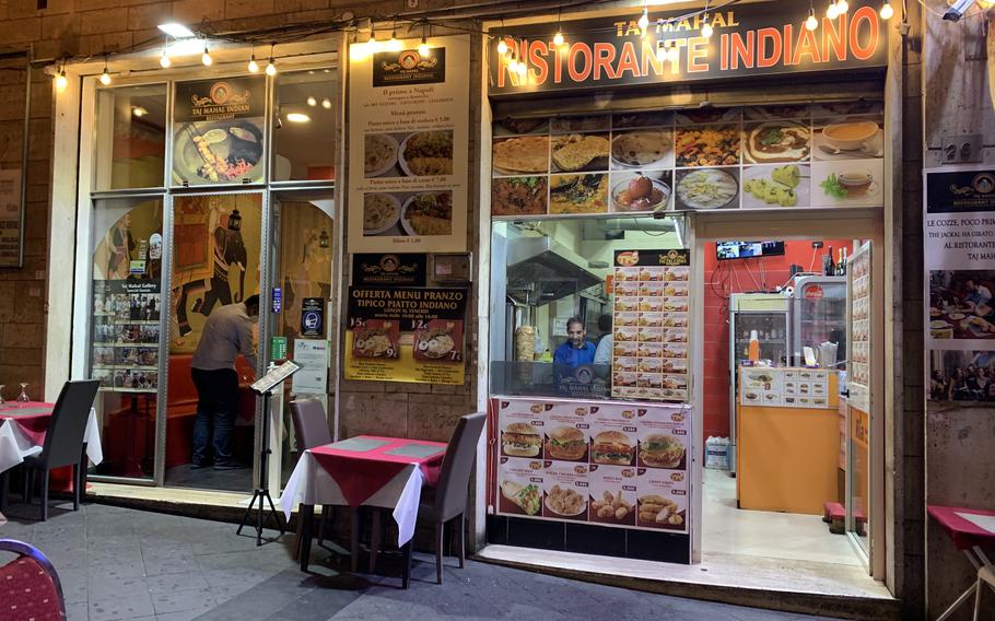 Taj Mahal Ristorante Indiano in Naples, Italy, is located in the city’s Quartieri Spagnoli neighborhood and offers indoor and outdoor dining, takeout and delivery options.