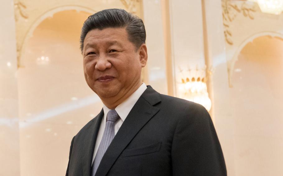 Chinese President Xi Jinping poses at Diaoyutai State Guest House in Beijing, June 27, 2018.