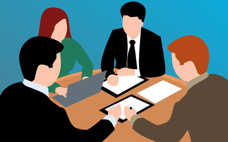 The U.S. military’s Japanese employees are in a unique situation. They’re hired by the Japanese government but work for the U.S. forces. In the event of workplace disputes, the union negotiates with the Japanese government, which then negotiates with the U.S. military