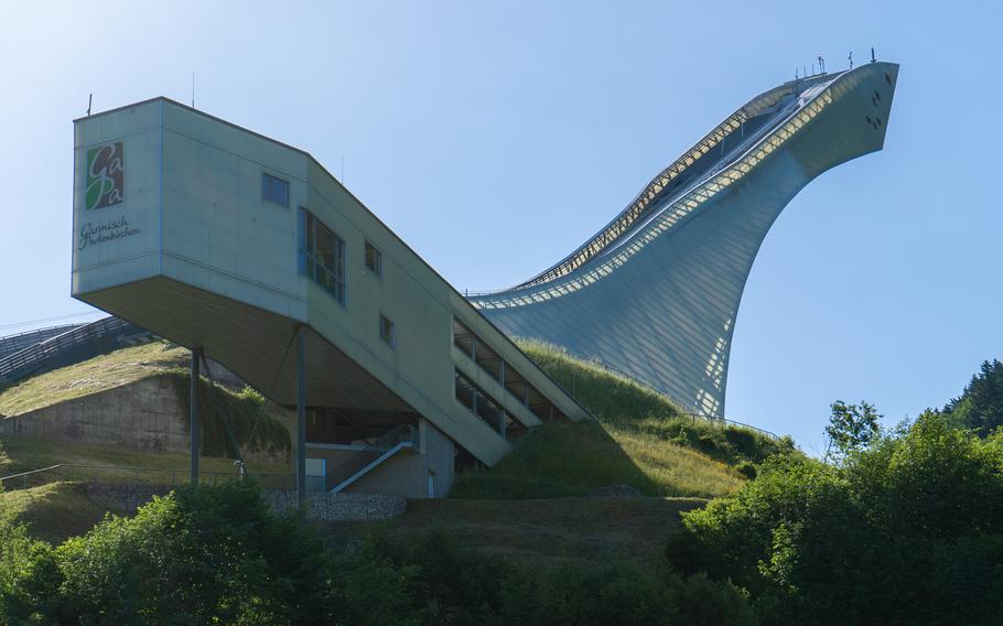The ski jumping hill  “Grosse Olympiaschanze” in Garmisch-Partenkirchen, Germany, is one of the venues of the “Vierschanzentournee,” or Four Hills ski jumping tournament. The event takes place Jan. 1.