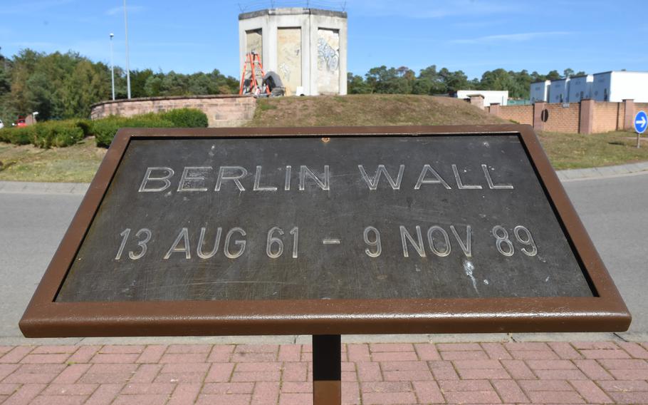 A new memorial to the Berlin Wall was recently erected near the Kaiserslautern Military Community Center at Ramstein Air Base, Germany. On Sunday, the country will celebrate reunification, marking 31 years since the end of the Cold War split of Germany.