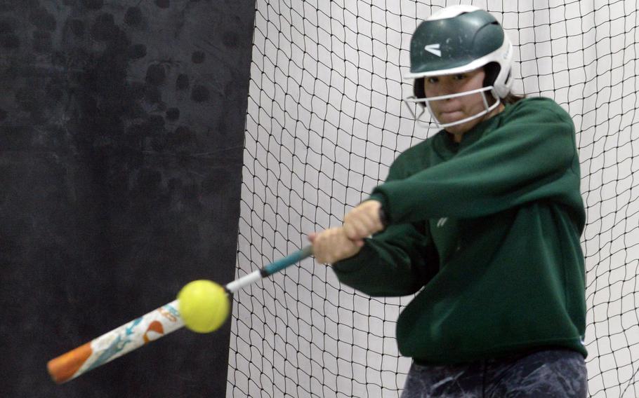 Senior Hazel Bell and Daegu's softball team are hoping to atone for last year's DODEA-Korea finals defeat to Osan.