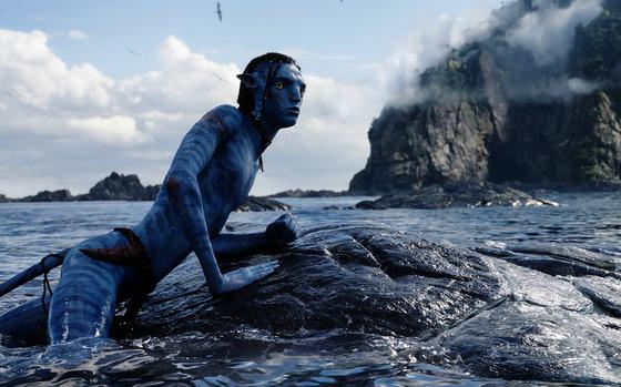 Britain Dalton plays Lo’ak in “Avatar: The Way of Water,” now playing at many AAFES theaters. 