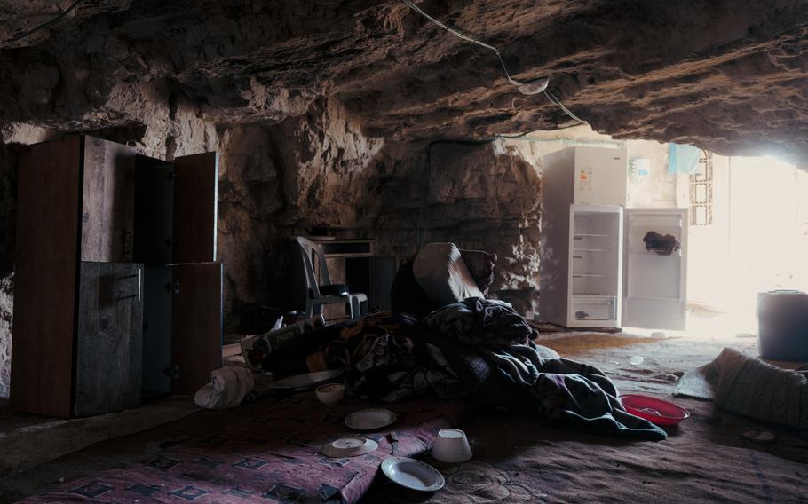A house in the Hebron Hills region of the southern West Bank on Oct. 31, abandoned after an attack by Israeli settlers. 