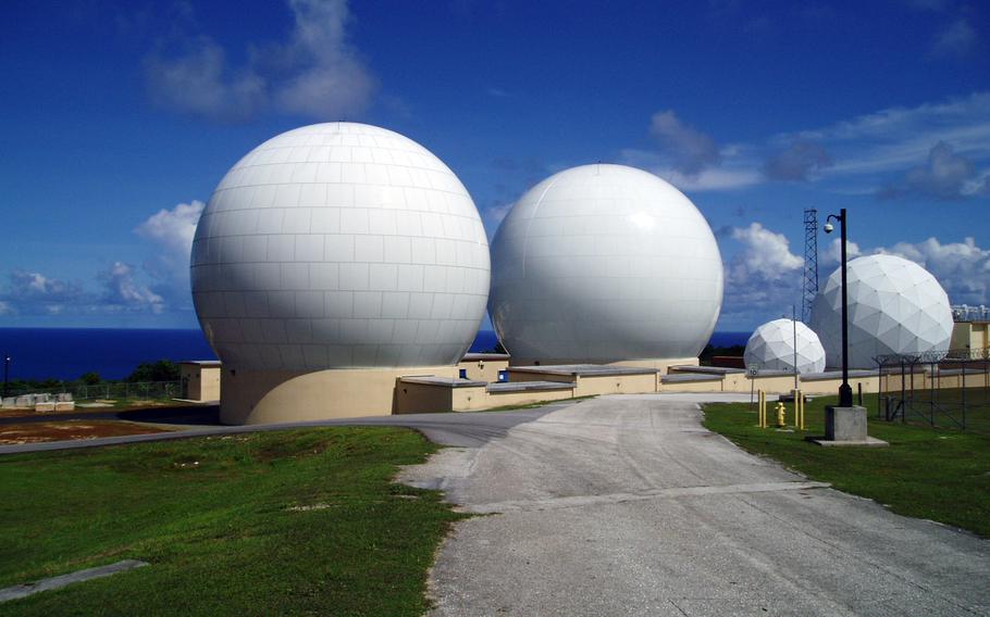 Neither the Navy nor Joint Region Marianas responded to questions regarding the extent of typhoon damage to the Naval Computer Telecommunications Station, seen here in July 1998, or the cost to repair it.