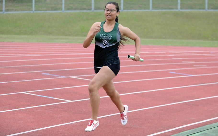 Senior Lusia "Hopper" Tuigamala will do throws and relays for Kubasaki.