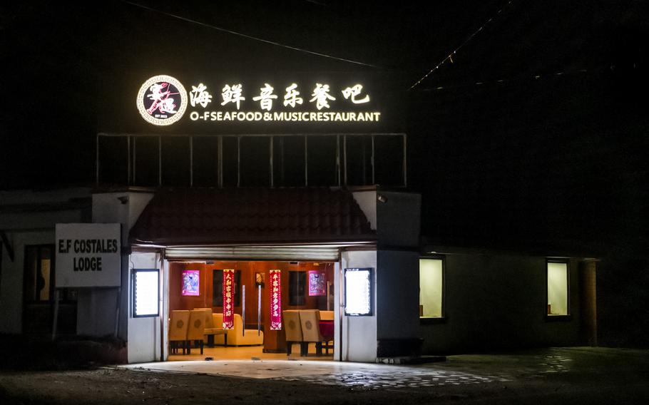 A Chinese restaurant near the naval base in Santa Ana, Cagayan in May.