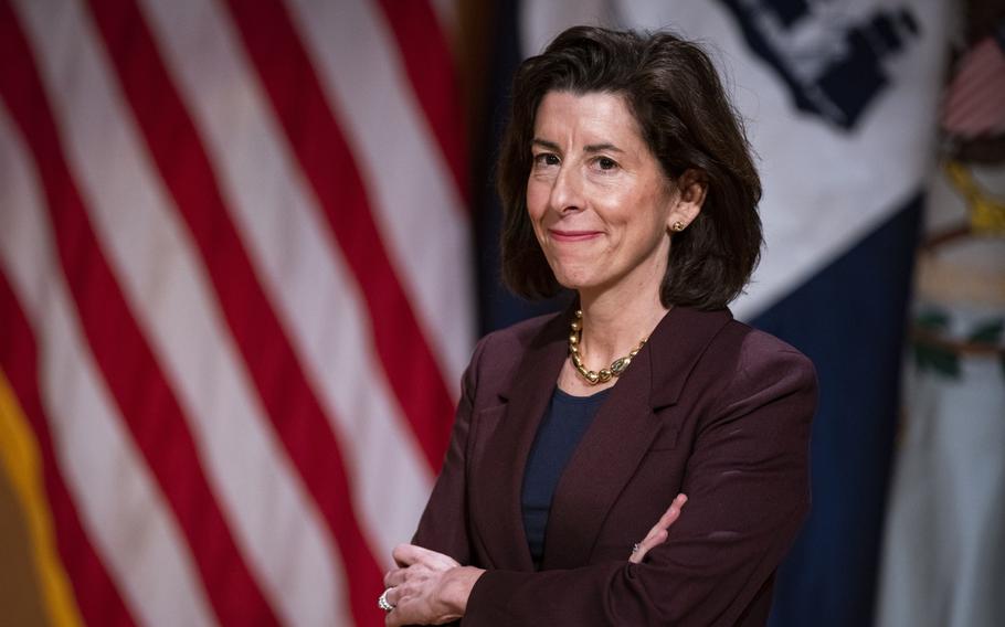 Commerce Secretary Gina Raimondo has pulled together a team including former executives from Goldman Sachs and KKR to divvy up about $100 billion worth of subsidies and loan guarantees the government has set aside to turn the U.S. back into a semiconductor powerhouse. 