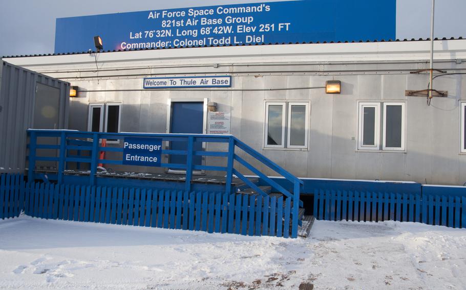 At 76 degrees, 32 minutes north, Thule is by far the U.S. military’s northernmost location. There is little ground transportation outside the capital, Nuuk; all passengers enter the Thule world through these doors.
