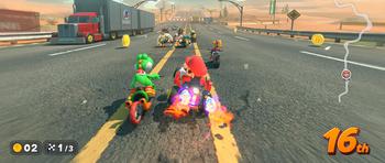 A screenshot from Mario Kart World for the Nintendo Switch 2.