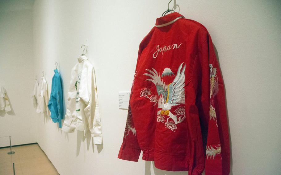 Draped carefully along the walls of the Yokosuka Museum of Art this month are scores of souvenir jackets called “sukajan” that range from vintage 1950s apparel to modern designer fashion.