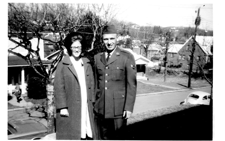 Bradford Blodgett stands next to Anne Childs in this 1967 photo. The couple was married in 1968.