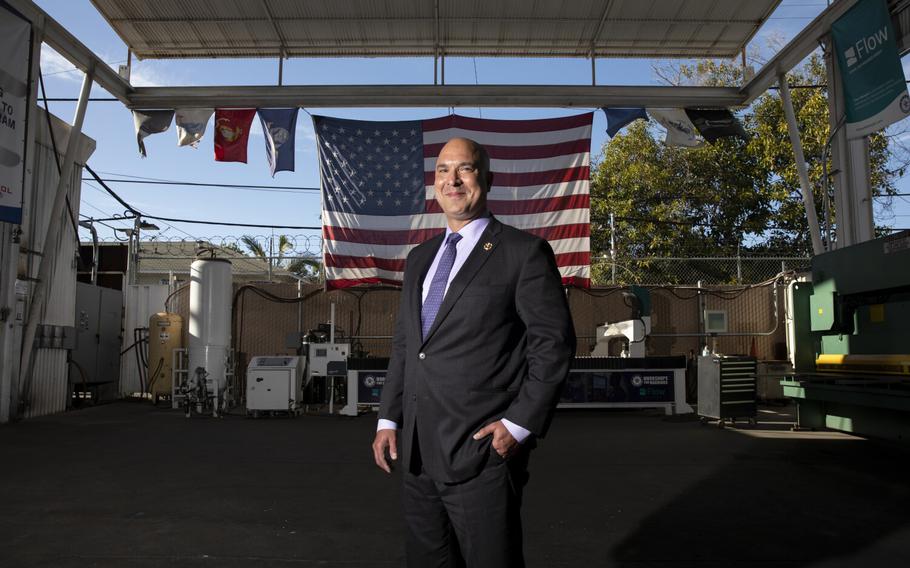 Hernán Luis y Prado, CEO and founder of VetPowered, is a Navy veteran who was awarded this year’s Small Business Person of the year from the state of California. Prado started a nonprofit called Workshops for Warriors that trains veterans in trades such as welding and machining. VetPowered, a manufacturing business, was started a year later to help fund the nonprofit program.