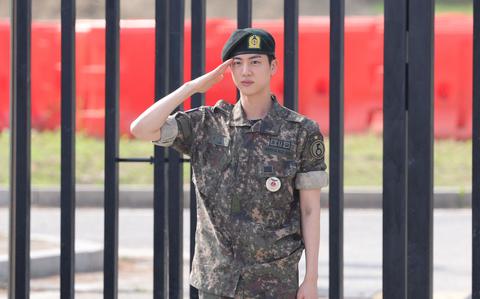 Jin, oldest member of K-pop's BTS, finishes army service in