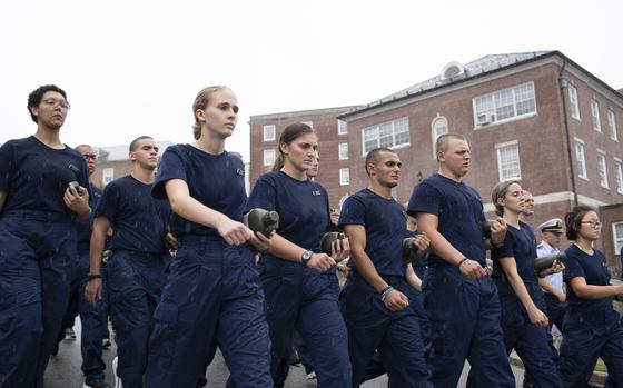 The U.S. Coast Guard Academy welcomes 302 young women and men to the Class of 2026 for Day One, June 27, 2022. Day One marks the start of Swab Summer, an intensive seven-week program that prepares students for military and Academy life. 