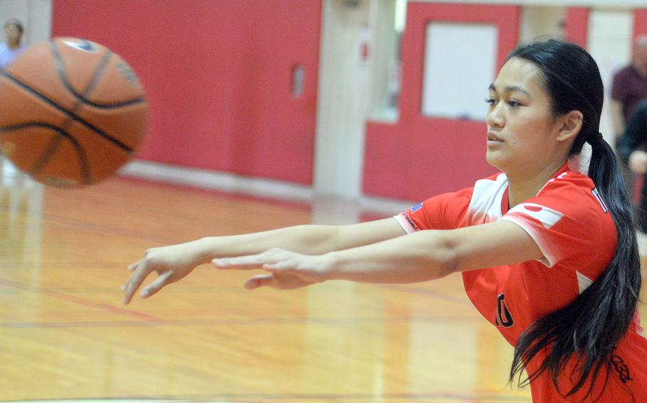 Senior Mikaila Joi Miranda is one of three returning guards to Nile C. Kinnick's girls basketball lineup.