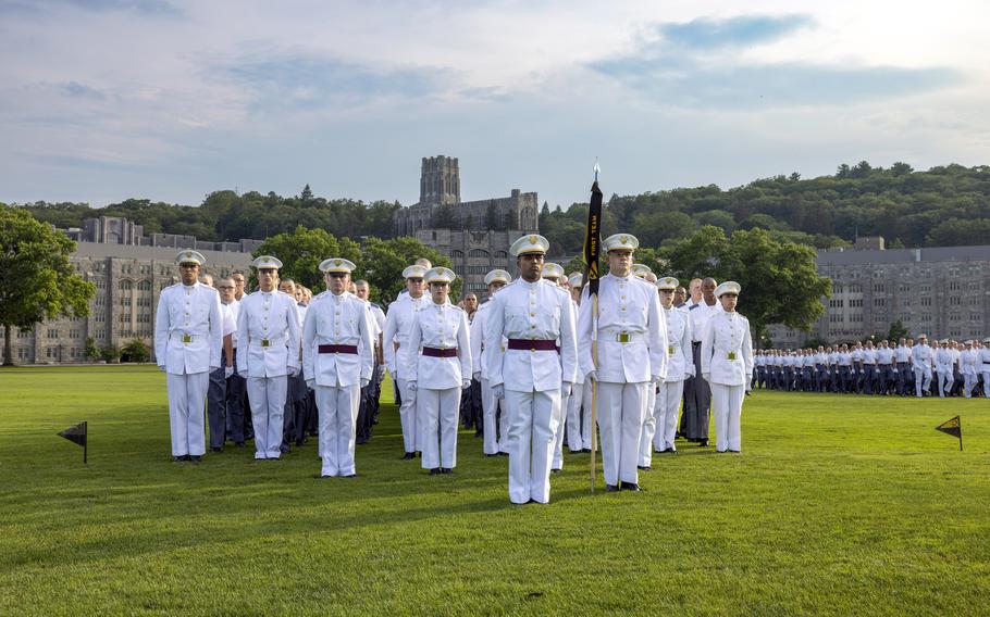 Cadets take the oath.