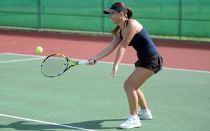 Humphreys junior Chloe Lee had plenty to smile about last season, when she won the DODEA-Pacific Far East tennis tournament Division I and overall singles titles and helped the Blackhawks win the D-I team crown. She went on to win the KAIAC tournament singles title as well.