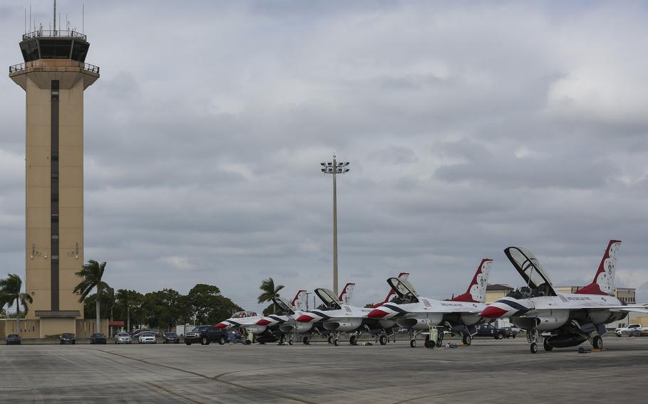 Homestead Air Reserve Base in Florida, seen here in 2016.