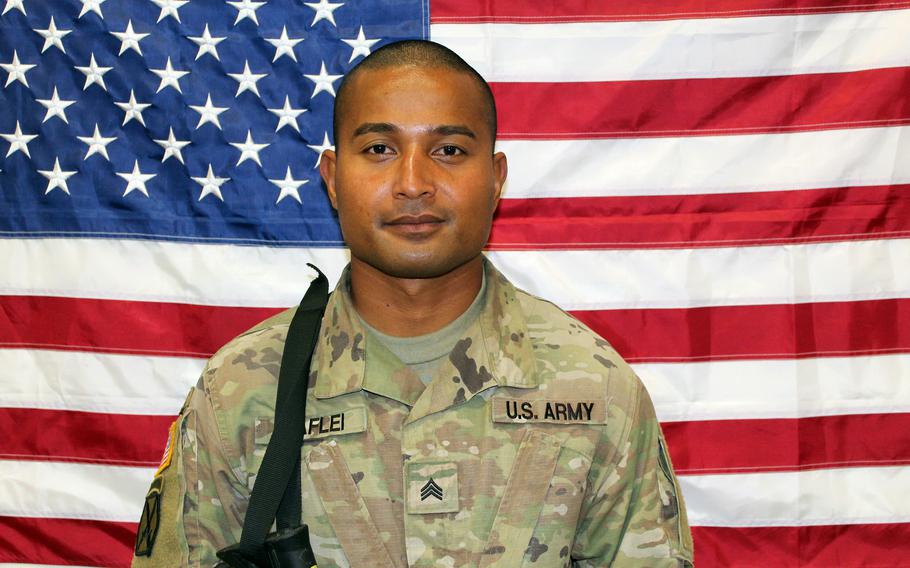 Sgt. Joe Haflei, 33, of Pohnpei, Federated States of Micronesia, served as a team leader with the 3rd Battalion, 21st Infantry Regiment, 1st Stryker Brigade Combat Team in South Korea.