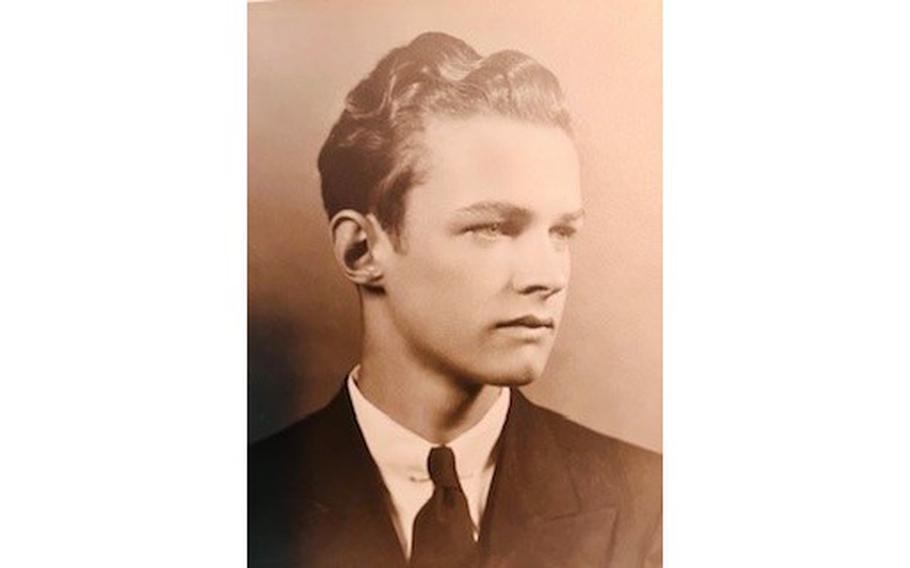 A sepia-tinted portrait of a young man.