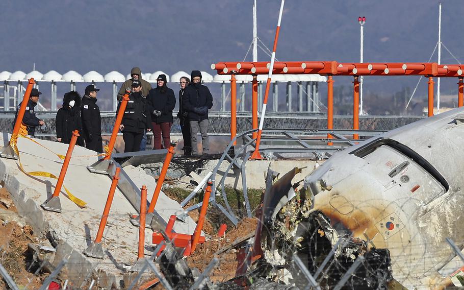 Experts find out the crash drop site of the plane.