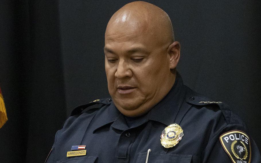 School police Chief Pete Arredondo resigns from Uvalde City Council