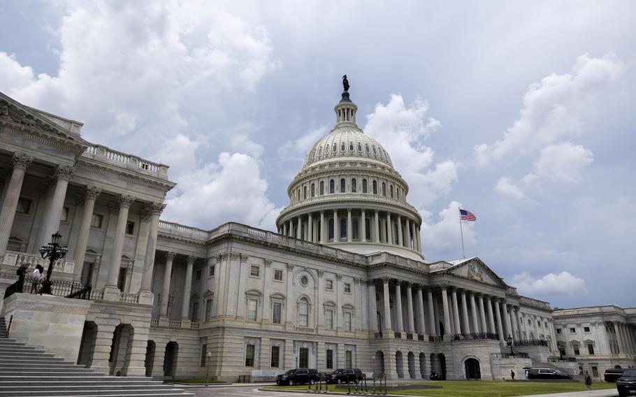 The U. S. Capitol.