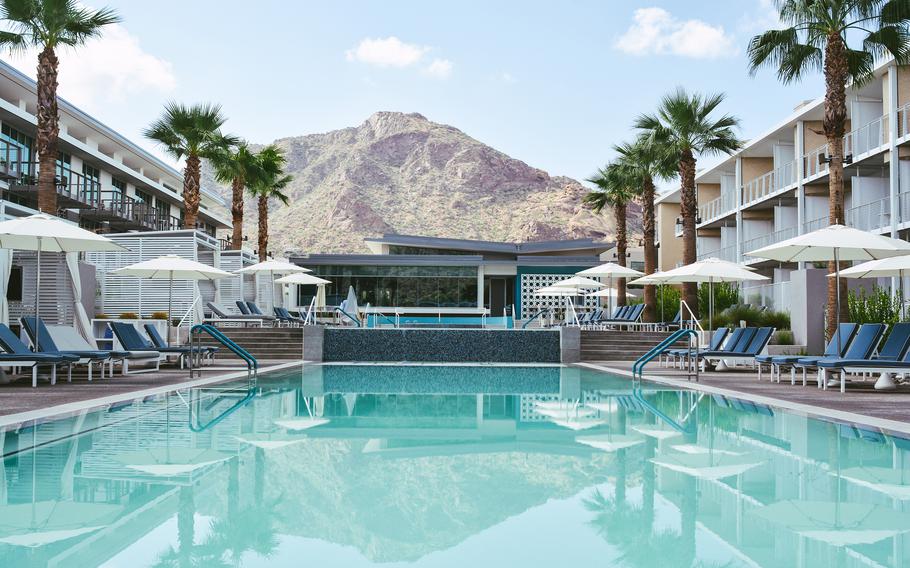 The pool at Mountain Shadows Resort in Paradise Valley. The resort has been a desert icon since its opening in 1959 and a favorite of Hollywood celebrities, sports stars and politicians. 
