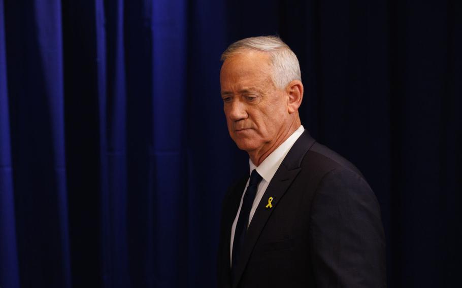 Benny Gantz on June 9, 2024. 