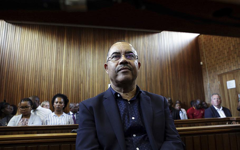 Former Mozambican finance minister, Manuel Chang, appears in court in Kempton Park, Johannesburg, South Africa, on Jan. 8, 2019. 