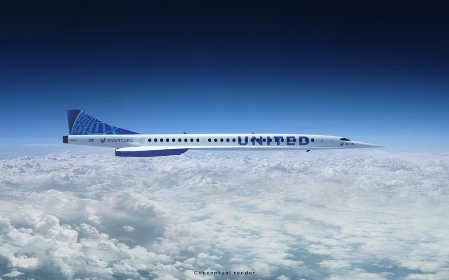 United Airlines announced Thursday it will buy 15 planes from Denver-based Boom Supersonic. The company’s planes have yet to be approved or built.