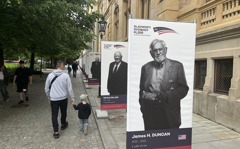 The city of Pilsen, Czech Republic, seen here on Friday, May 3, 2024, continues to honor its liberators during World War II with each year's Liberation Festival Pilsen. 