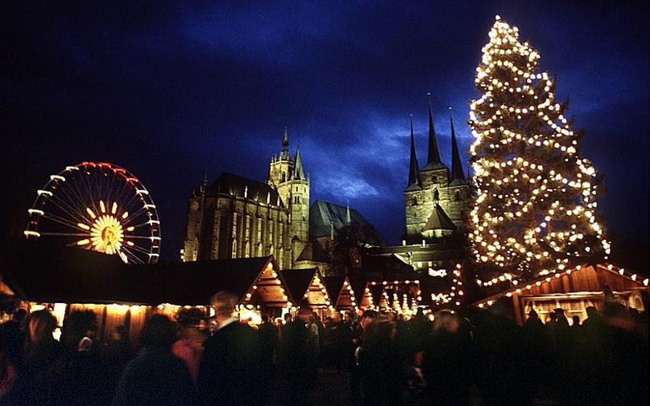 The Christmas market in Erfurt, Germany, is a favorite.