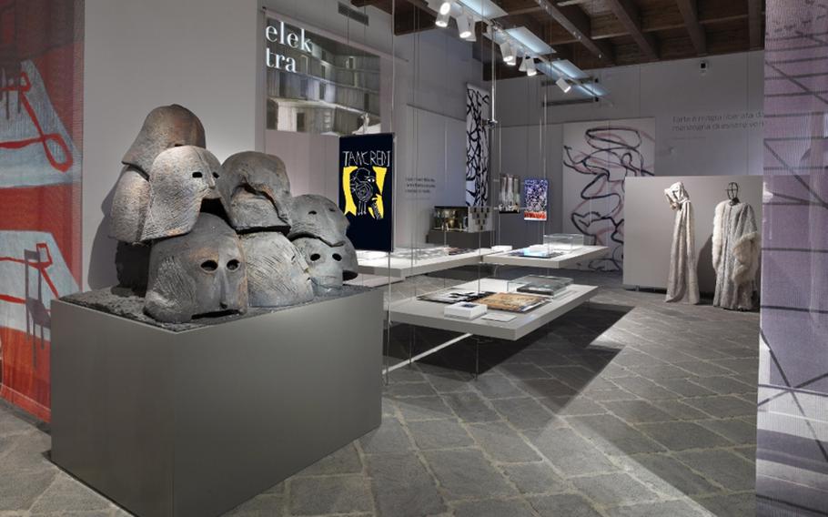 The museum at Il Teatro di San Carlo in Naples, Italy exhibits memorabilia and costumes from past performances.

