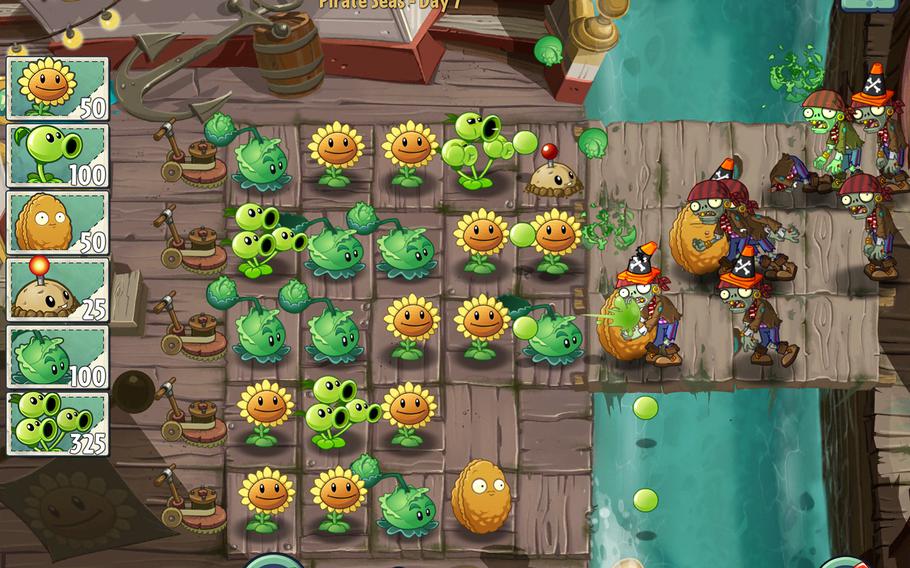 "Plants vs Zombies 2" takes players on a time-traveling journey across the ages, with stops in ancient Egypt, a pirate ship and the old West. 