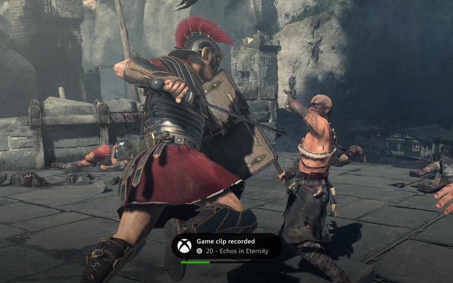 Archers in “Ryse: Son of Rome” will launch a volley of arrows on your command, whether issued by button or by voice.