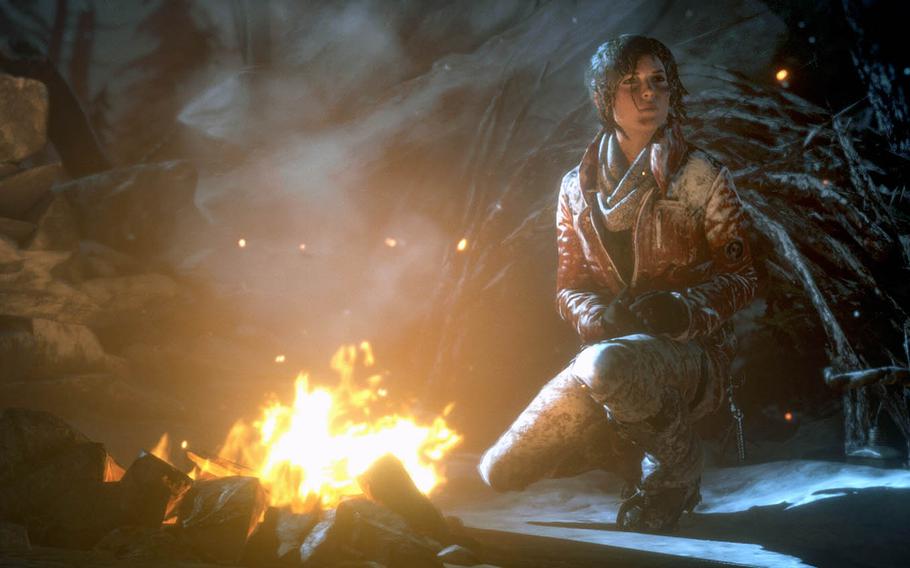 Rise of the Tomb Raider: Find a way out of the archives, walkthrough