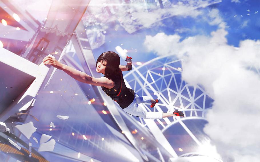 In “Mirror’s Edge Catalyst,” Faith Connors moves have been tweaked so that she can accomplish more impressive acrobatic feats with ease.