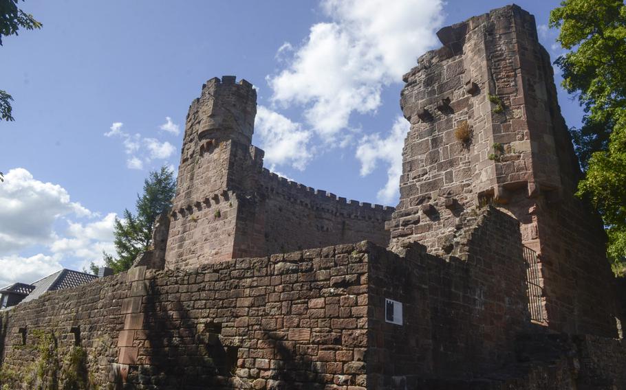 The ruins of Dilsberg Fortress, located just outside Heidelberg in the town of Neckargemuend, date from the 12th century. Though most of the fortress has fallen into disrepair, a hexagonal tower has been rebuilt, giving stunning views of the surrounding countryside.