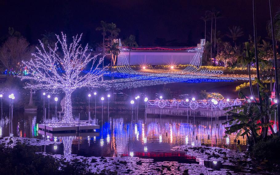 Southeast Botanical Garden on Okinawa will present a "Nostalgia Illumination" this season.